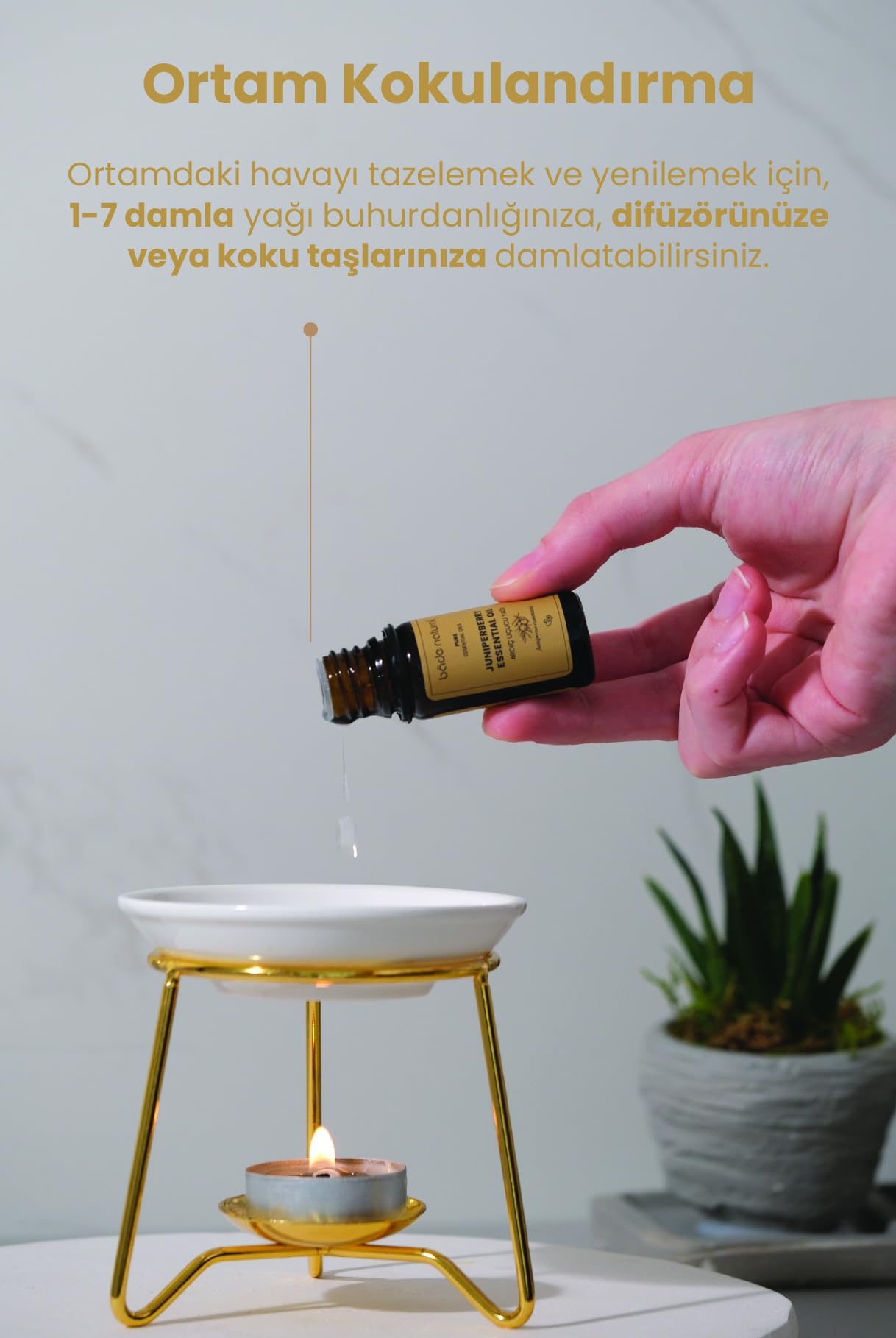Bade Natural Ardiç Uçucu Yağı 1 Paket (1 X 10 Ml)