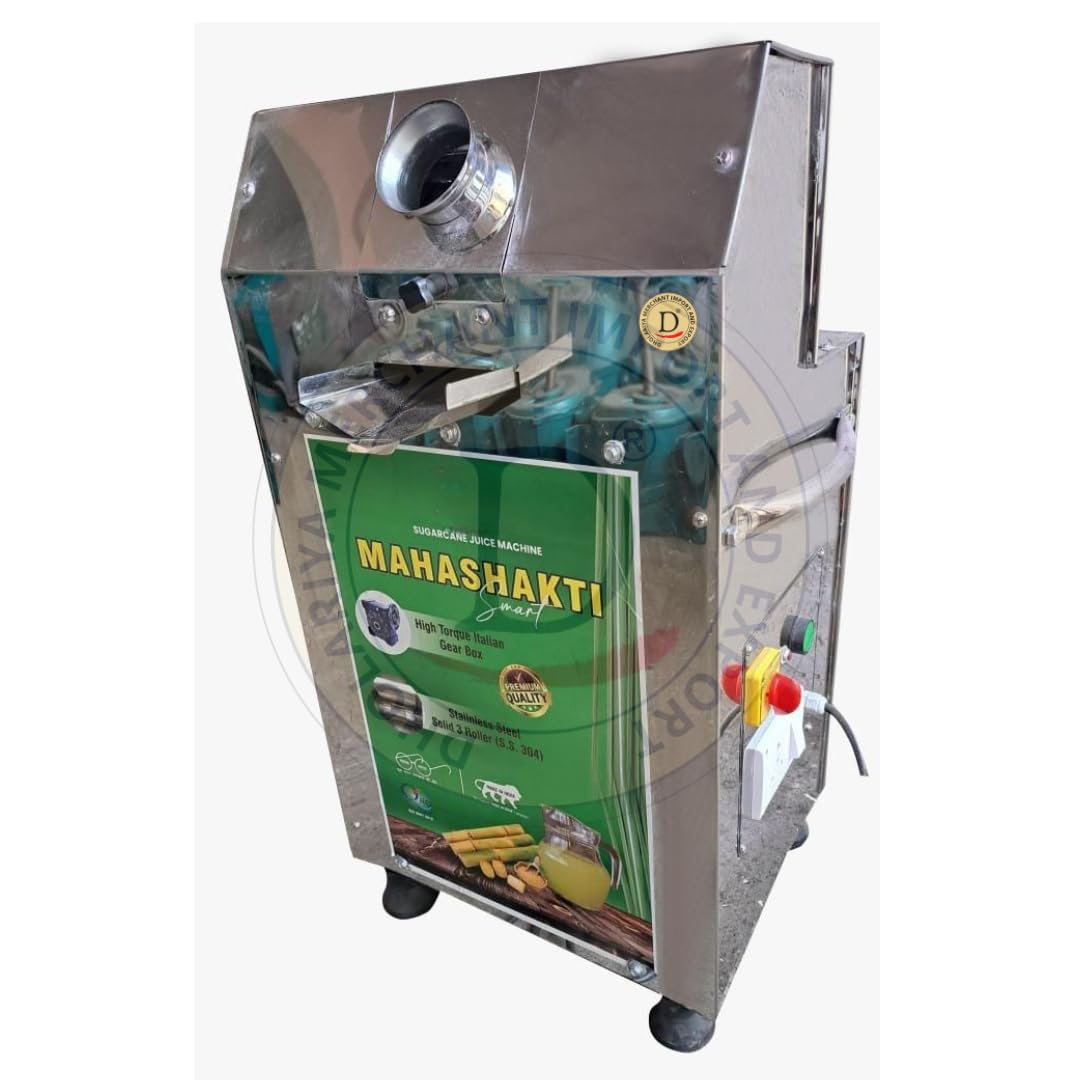 Heavy Duty 2HP Sugarcane Juicer Machine SS-304 Roller & 3-Roller Mechanism with Full SS Body, 2HP Motor | 1500 Watts (2 HP, 1500 Watts).-image-44