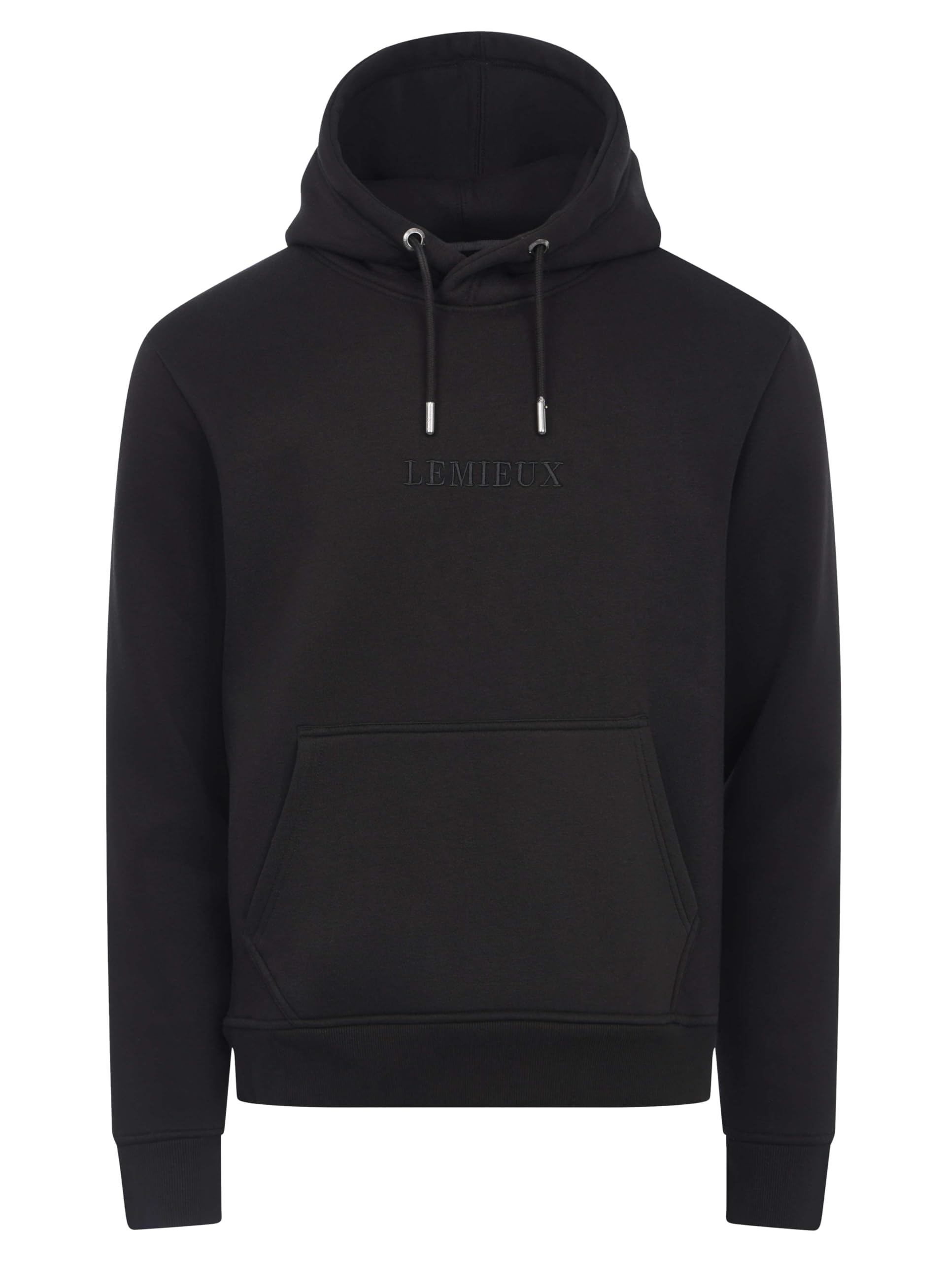 LeMieux Mens Hoodie - Fleece-lined - Classic relaxed fit - Black - Small