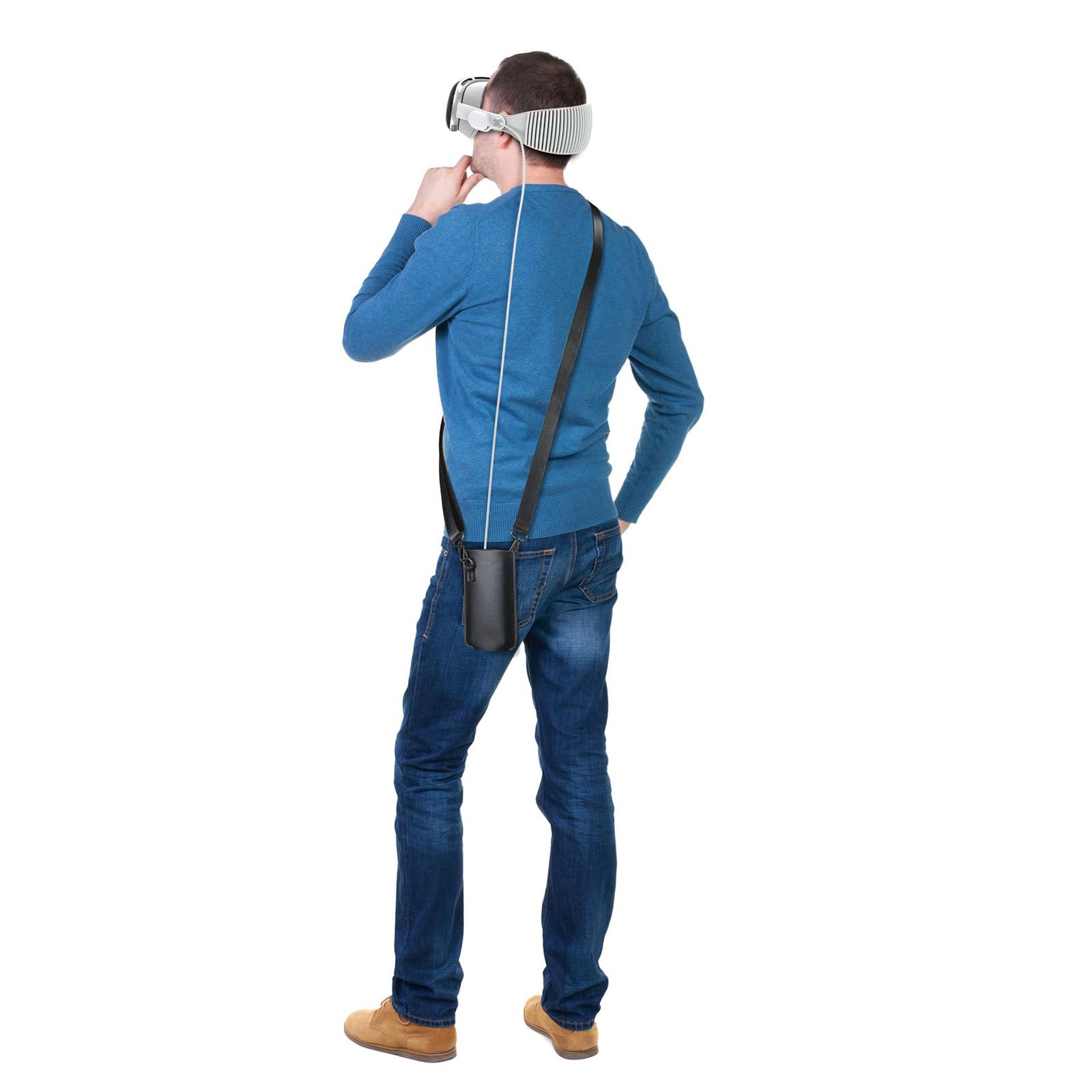 Custodia per cuffie Custodia antiurto per realtà virtuale Custodia da viaggio Custodia da viaggio Contenitore leggero Custodia da viaggio di grande capacità Contenitore per occhiali per realtà