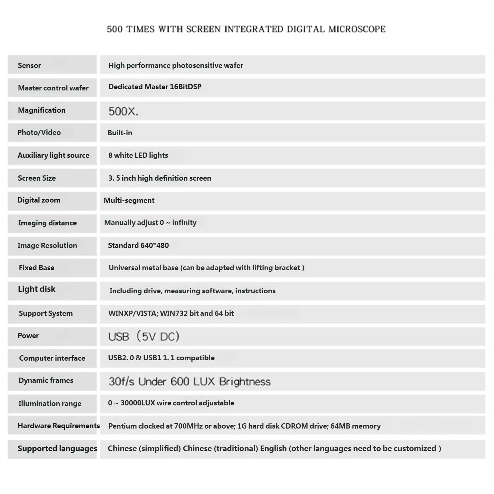 Lupa digital ligera con LED ajustable para Nature Discovery (idioma español no garantizado)