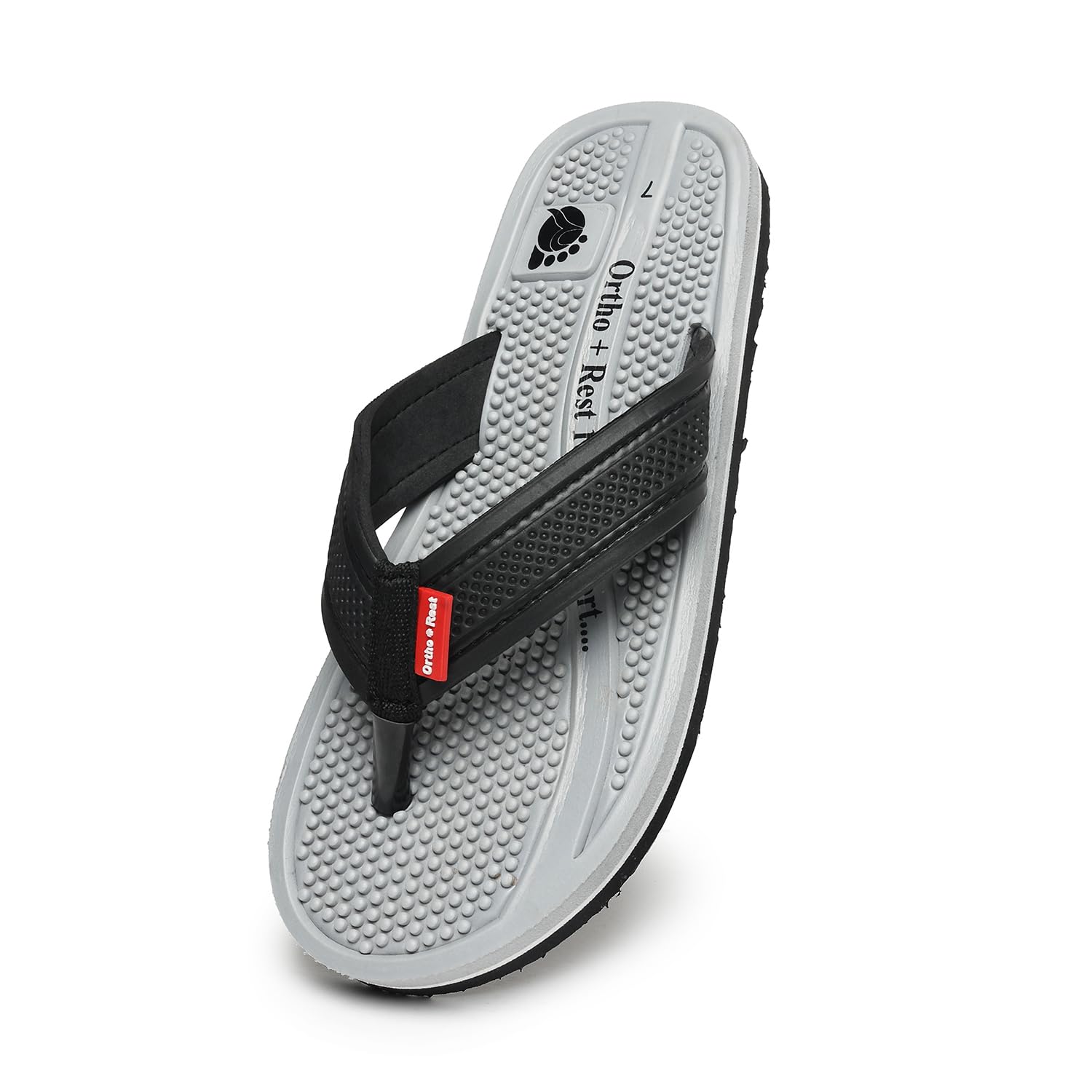Ortho + Rest Doctor Orthopedic Slippers for Men | Anti-Skid Flip Flops with Acupressure Massage Footbed | Extra Soft and Comfortable Doctor-Recommended Chappal for Pain Relief Ortho + Rest Doctor Orthopedic Slippers for Men | Anti-Skid Flip Flops with Acupressure Massage Footbed | Extra Soft and Comfortable Doctor-Recommended Chappal for Pain Relief