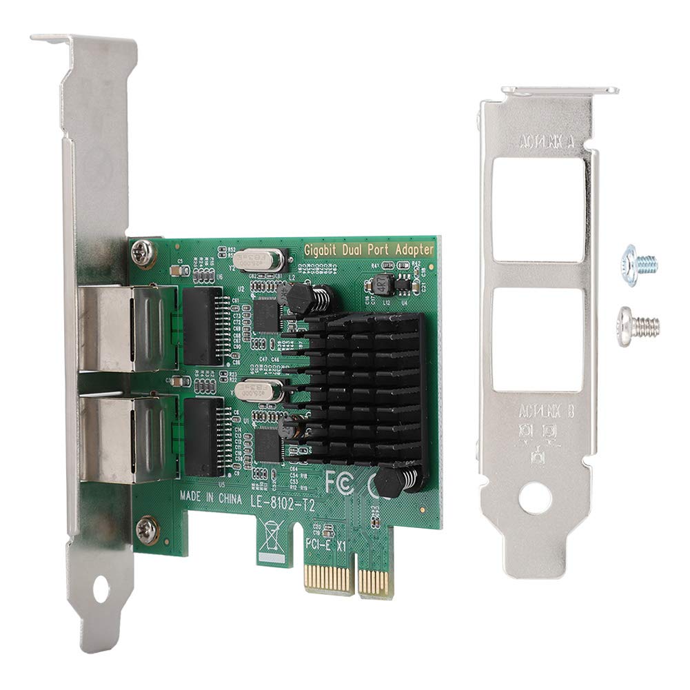 Amazon | 8102-T2デュアルポートPCI-E10 / 100 / 1000Mbpsギガビット