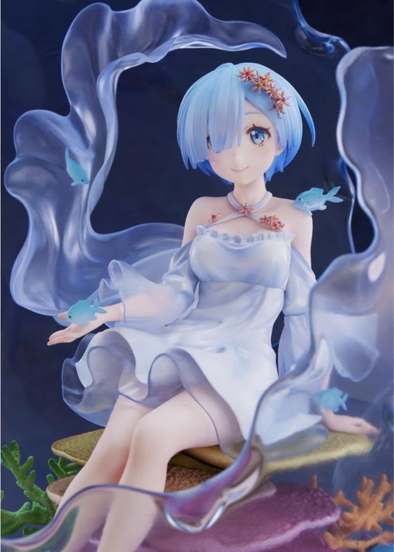 レム 展示】フリュー 1/7スケールフィギュア／F:NEX アクアオーブver. レム Re:ゼロ アクアオーブver. 【Re 1/7スケールフィギュア コミック・アニメ