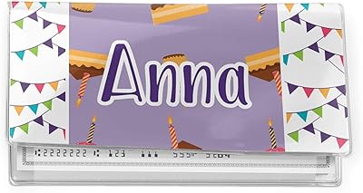 YouCustomizeIt Happy Birthday Vinyl Checkbook Cover (Personalized)