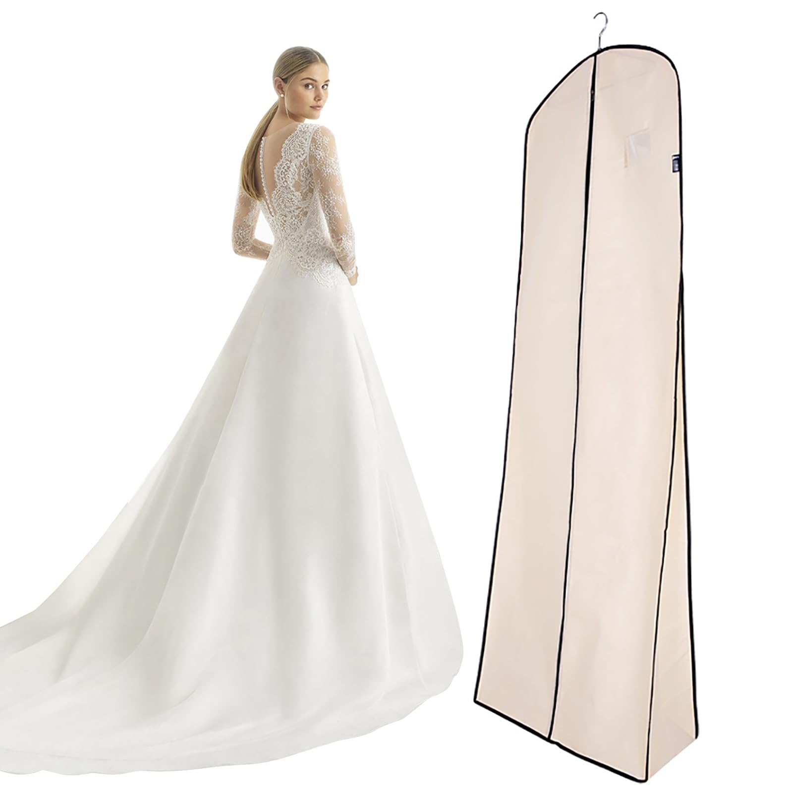 Amazon.com: Wedding Dress Bag, Long Dress Bags Covers Breathable Dress Cover Bridesmaid Dress Bag Full Length Garment Bags Hanging Dress Protector Bags for Women(Size:Wider-1806025cm,Color:A) : Clothing, Shoes & Jewelry Amazon.com: Wedding Dress Bag, Long Dress Bags Covers Breathable Dress Cover Bridesmaid Dress Bag Full Length Garment Bags Hanging Dress Protector Bags for Women(Size:Wider-1806025cm,Color:A) : Clothing, Shoes & Jewelry
