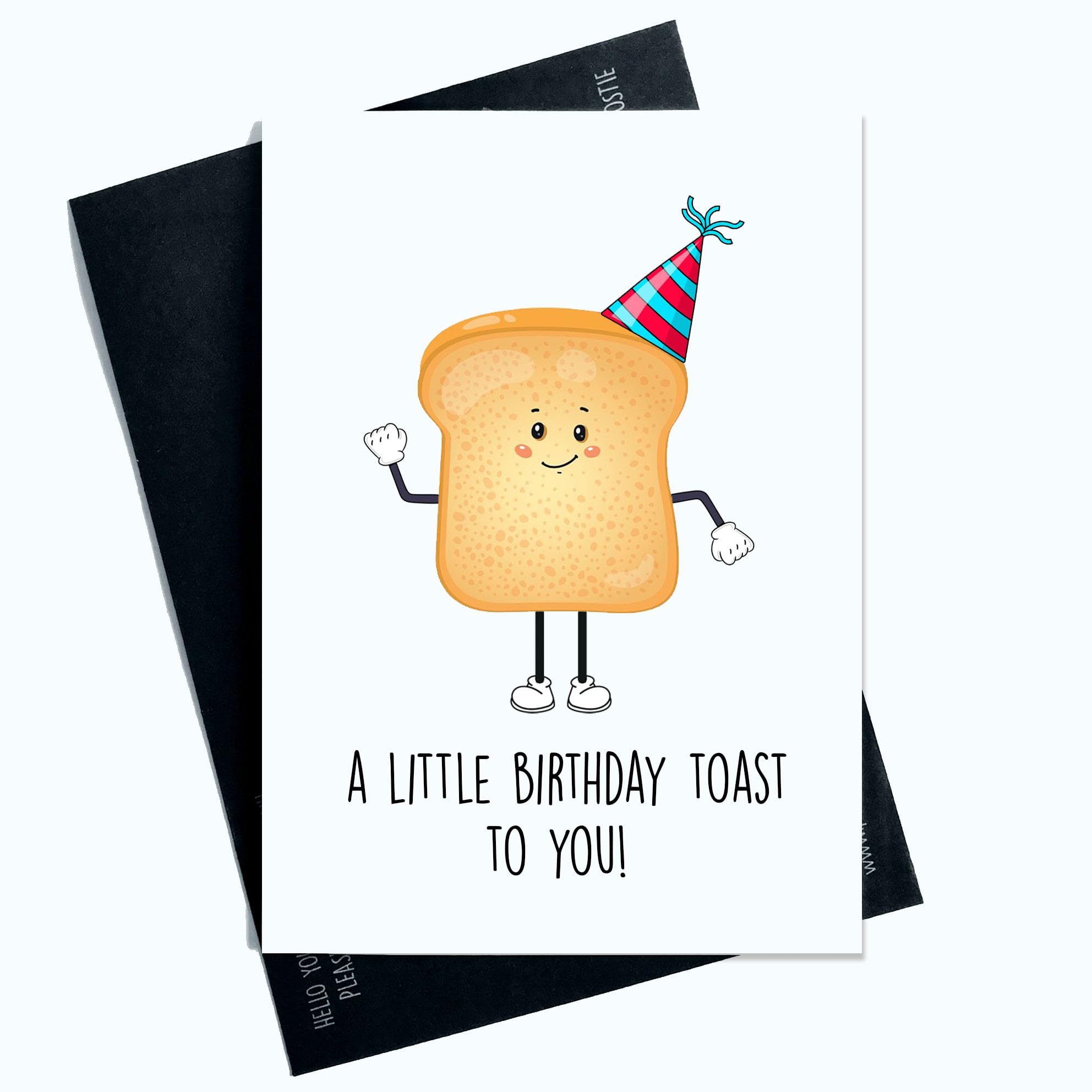 A Little Birthday Toast To You Birthday Card Funny Novelty Cards Hilarious Greeting Card for a Cheers-Worthy Celebration Funny and Unique Birthday Card to Bring Smiles and Laughter SP101