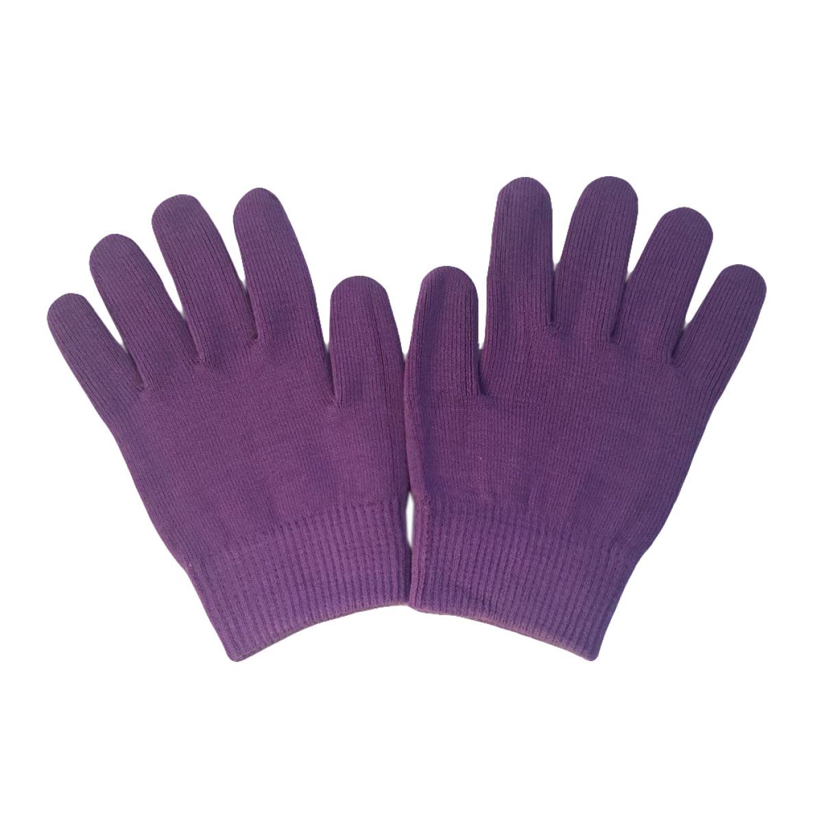 FRCOLOR 2 Pezzi Screpolato Re per Pelle E Guanti Idratanti Cura ' Guarire Cotone con Gel Ruvido Termoplastico Bellezza Piedi Calzini Spa Viola Secco