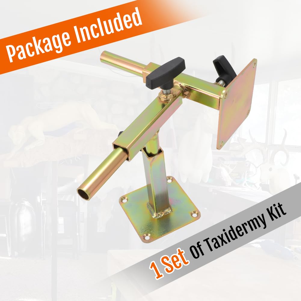 Kit de soporte de taxidermia de acero de 3 ejes, montaje universal para proyectos de muestras