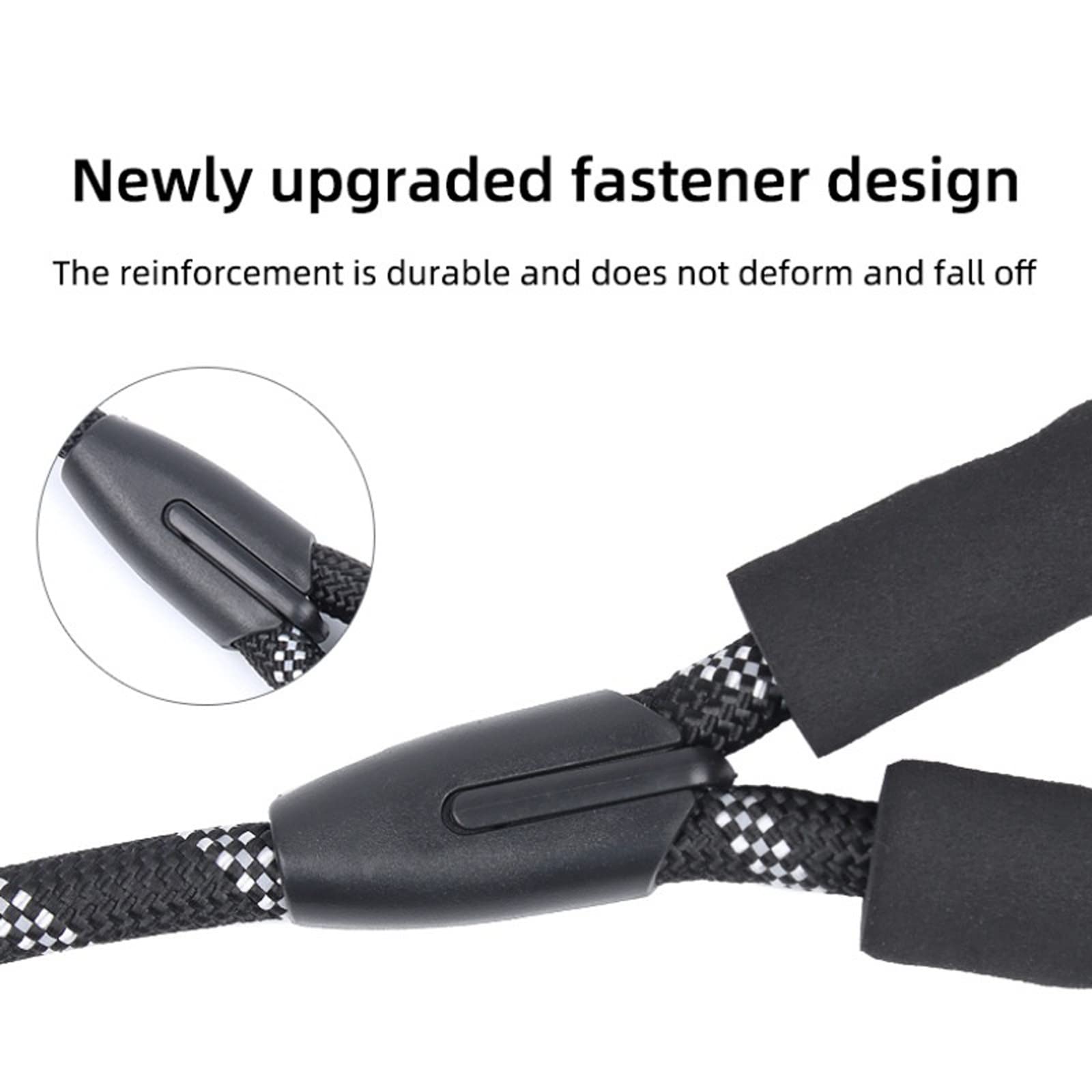 XIANGFAGS Correa Perro Correa for Mascotas Reflectante Fuerte de 1,5 M de Largo con cómodo Mango Acolchado dispensador de Bolsas de Basura Correas duraderas de Entrenamiento Resistente