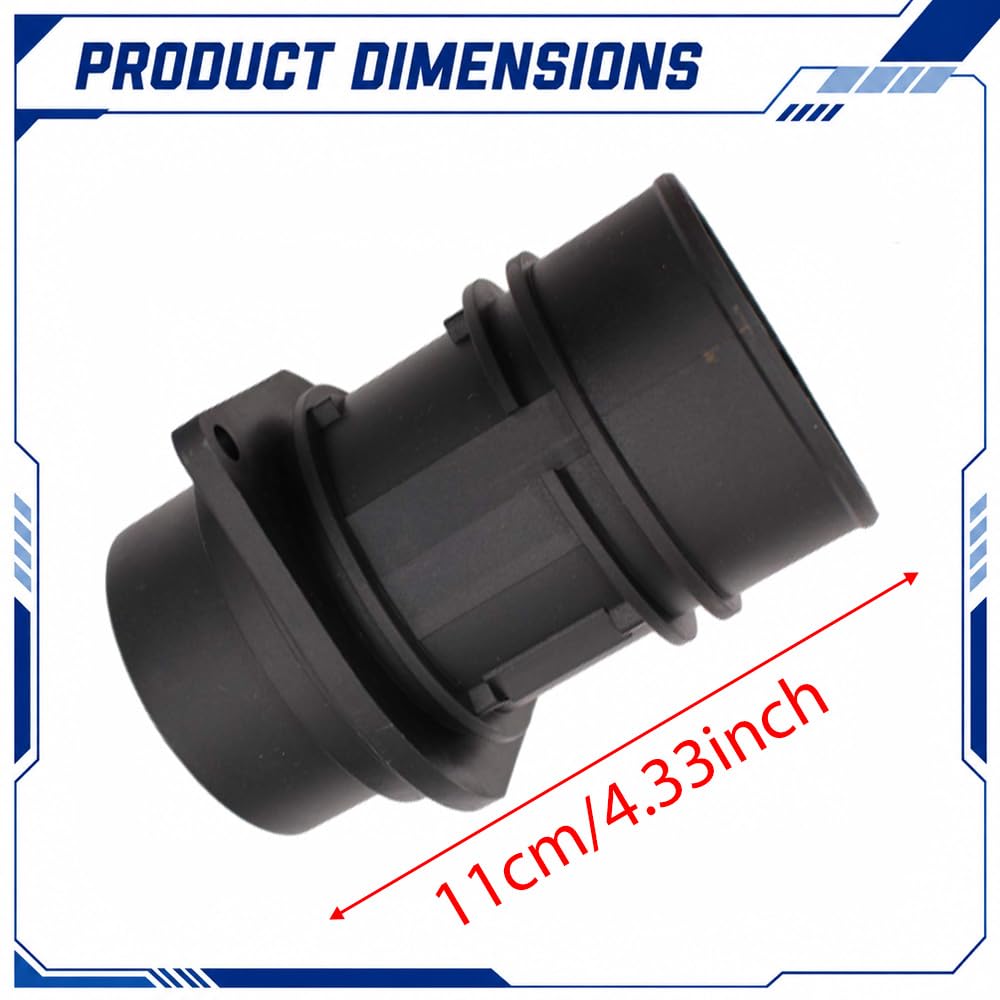 Sensore MAF A 6 Pin, Debimetro Ricambio 5WK9609