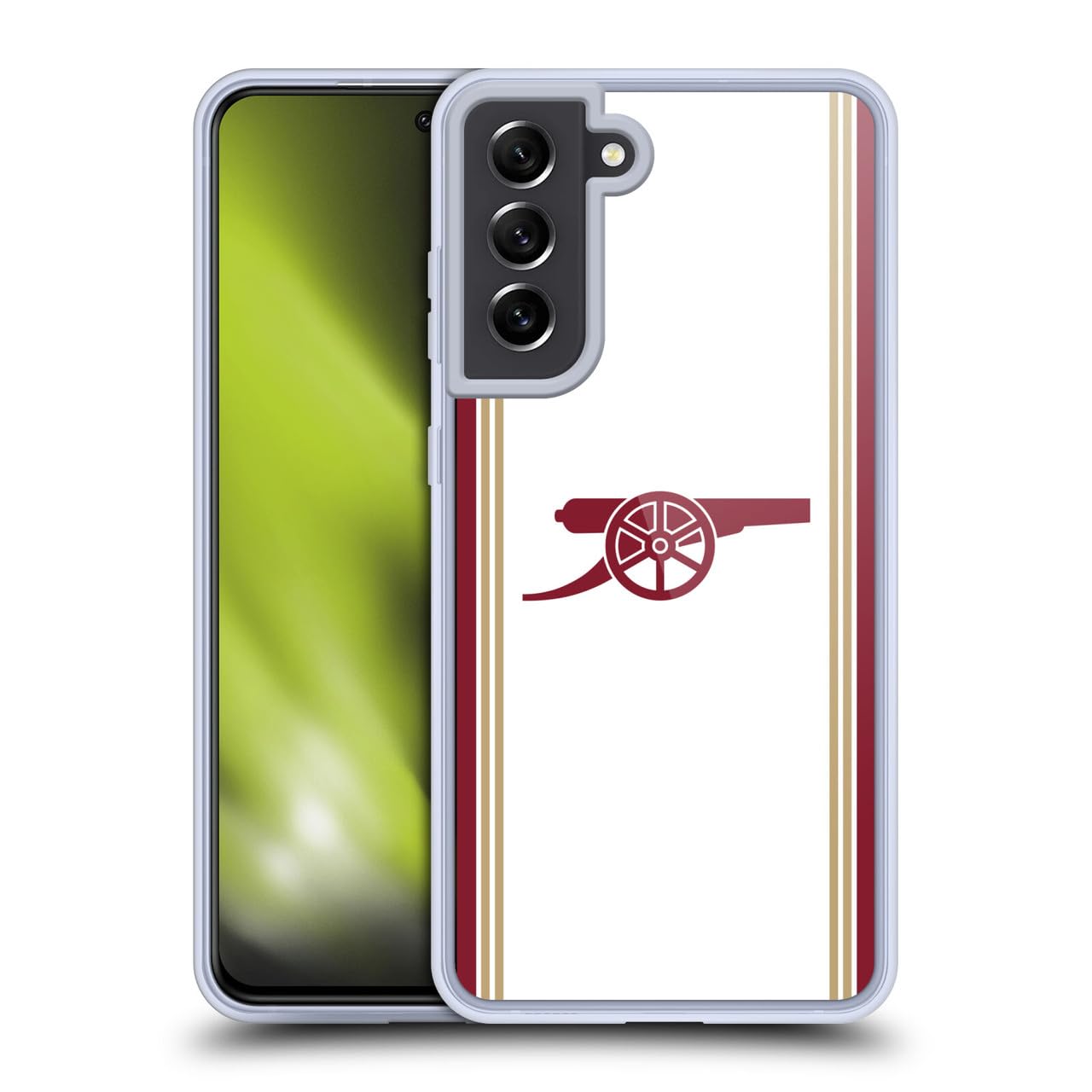 Head Case Designs Officially Licensed Arsenal FC Third 2025/26 Kit Gel Case [Military Grade Protection] Compatible With Samsung Galaxy S21 FE 5G — image 1