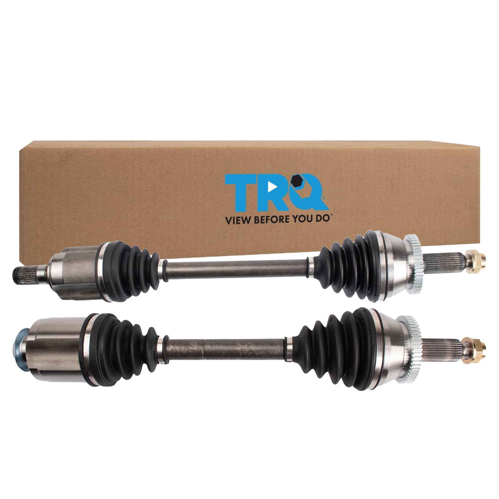 TRQ Front Driver and Passenger Side CV Axle Assembly Set 2 Piece