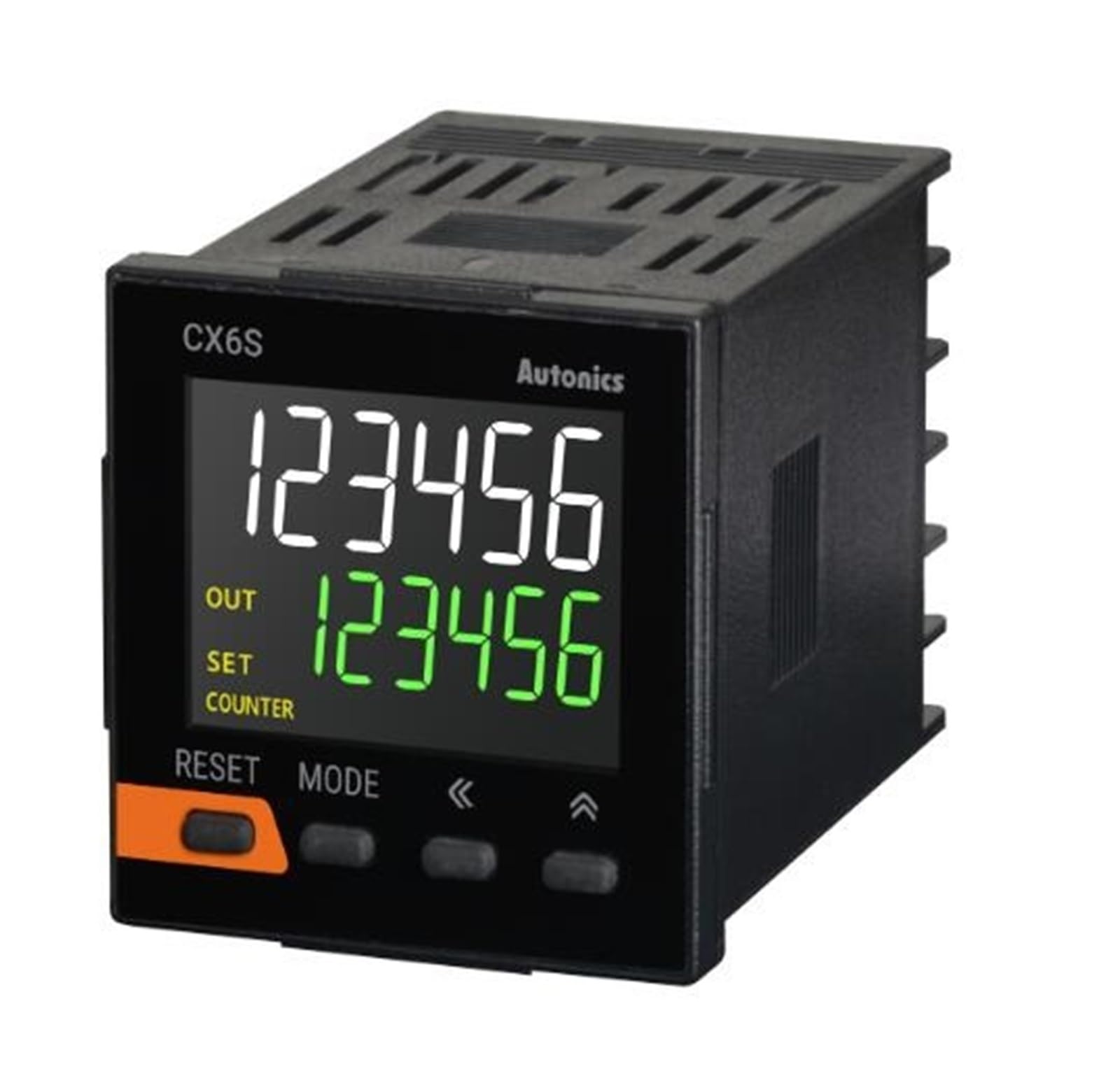 NWPNLXEA CX6S-1P2 Counter/Timer, W48xH48mm, 6-Digit, 1 Preset, PNP or NPN Input, Prescale Value Setting, Relay SPDT(1c) 250VAC 3A, 2