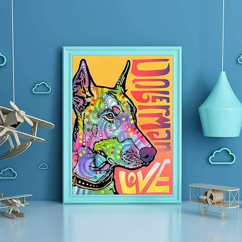 Miniatura 4 de Pintura de diamante para perros, kit de pintura de diamantes 5D para adultos y principiantes, bordado de diamantes de imitación de cristal,