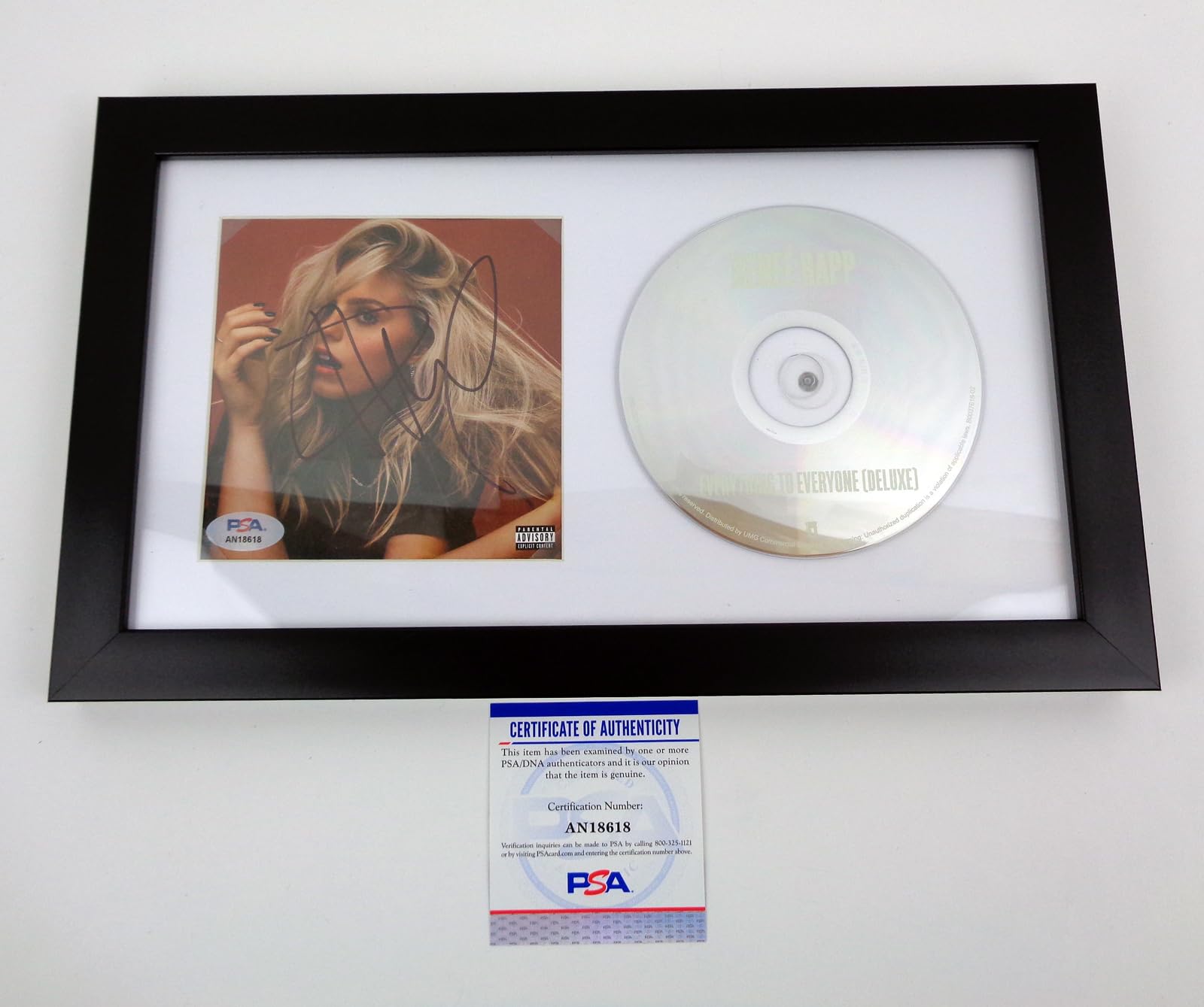Everything To Everyone CD Signed Autographed by Renee Rapp Framed