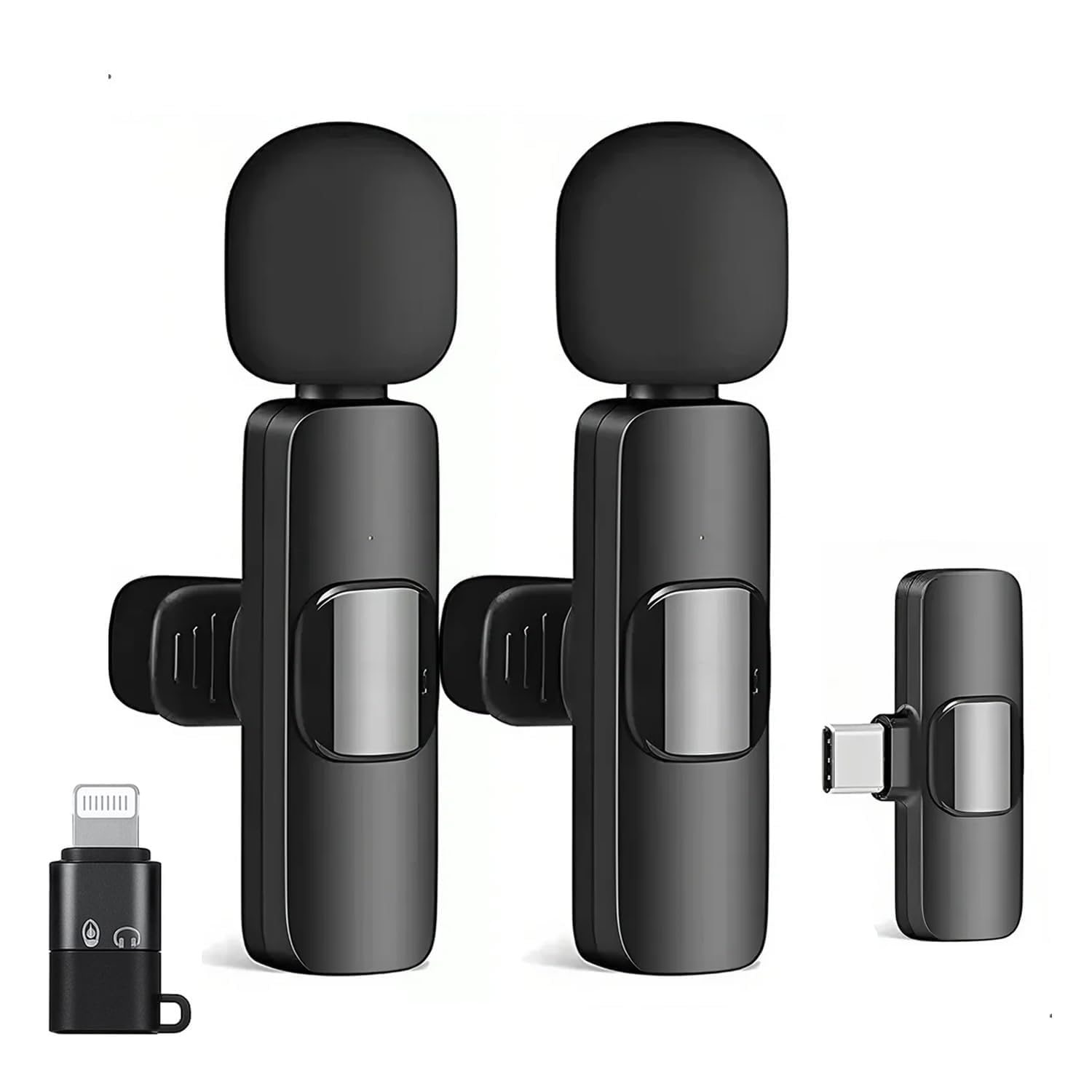 youthVilla Dual Wireless Lavalier Microphone - Image 1