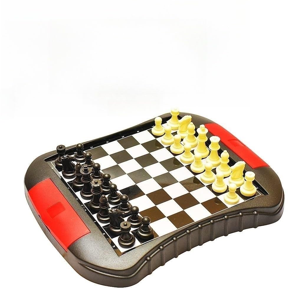 Azonee 6-in-1 Magnetic Travel Board Game Set - Bundle Pack of 6 Classic Magnetic Games, 7.8 * 6.7 Inches Small Package with Magnet with Storage Box,Road Trip, Travel, Camping for Kids 6+