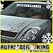 Hochwertiger "WINTERKARRE" Aufkleber ca. 90 x 9 cm Auto Frontscheibe oder Heckscheibe Lack Motorhaube Sticker Autoaufkleber Motorsport Hoonigan Sticker Winter Wintergerät