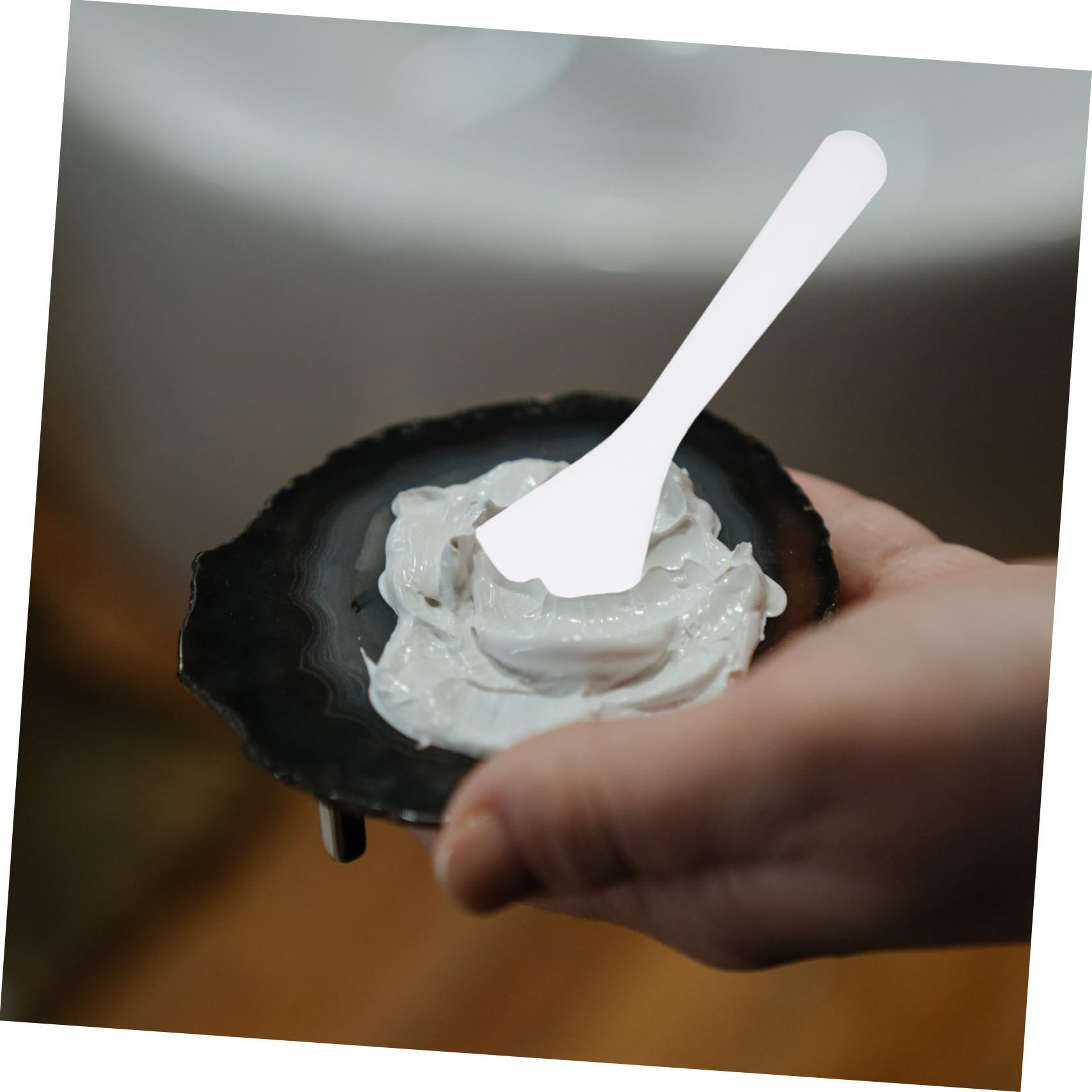 MAGICLULU 160 Piezas Cuchara suministro de maquillaje crema de mantequilla espátulas de máscara herramientas de ayuda de belleza bulto cosmético herramienta auxiliar páginas