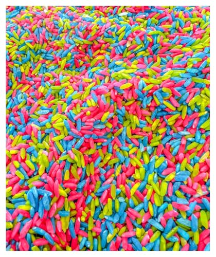Image of Sensory Bin Filler for Sensory Table - Colored Rice for Sensory Play (Summer Rice)