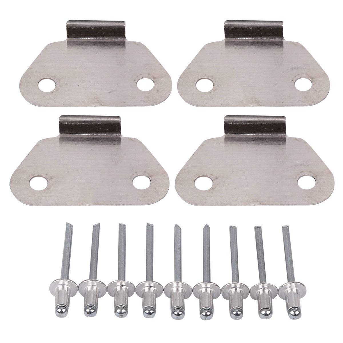 XFMT Hard Saddlebags Lids Wear Strike Plates Compatible with Harley Touring Road Glide 1993-13 4PCS (Replace Part Number: 90962-93)