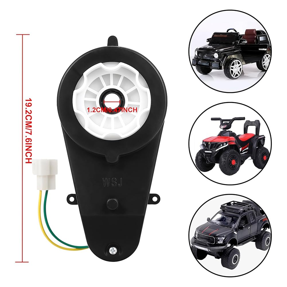 Transmisión de 24 V para coche infantil, motor de 24 V, 40.000 min, motor eléctrico de 2 piezas, transmisión, motocicleta, motor de alta velocidad RS555