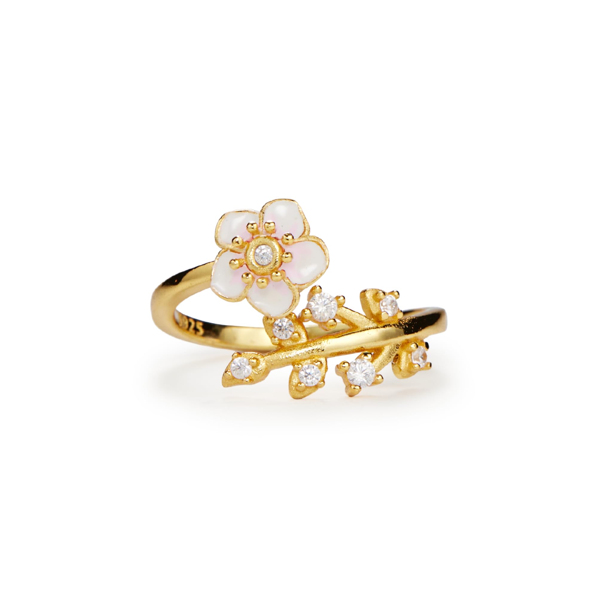 Amazon.com: PERIMADE Sakura Flower Fidget Spinner Ring - Anxiety Stress ...