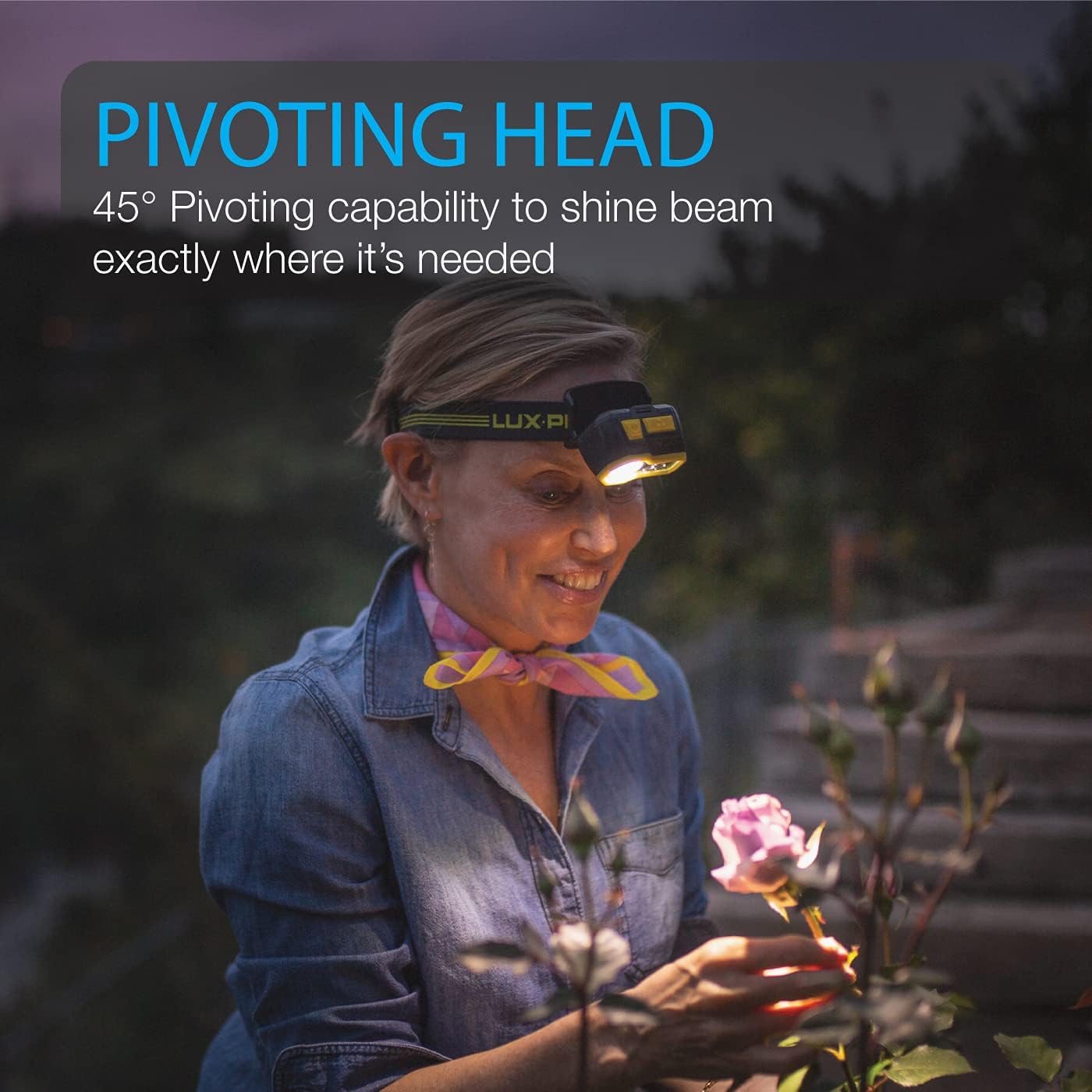 Lux Pro Bright 400 Lumen Camping LED Headlamp - LP347 : Sports & Outdoors