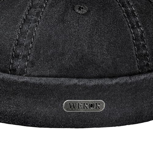 Casquette docker pour homme bonnet de pêcheur en coton réglable - 3