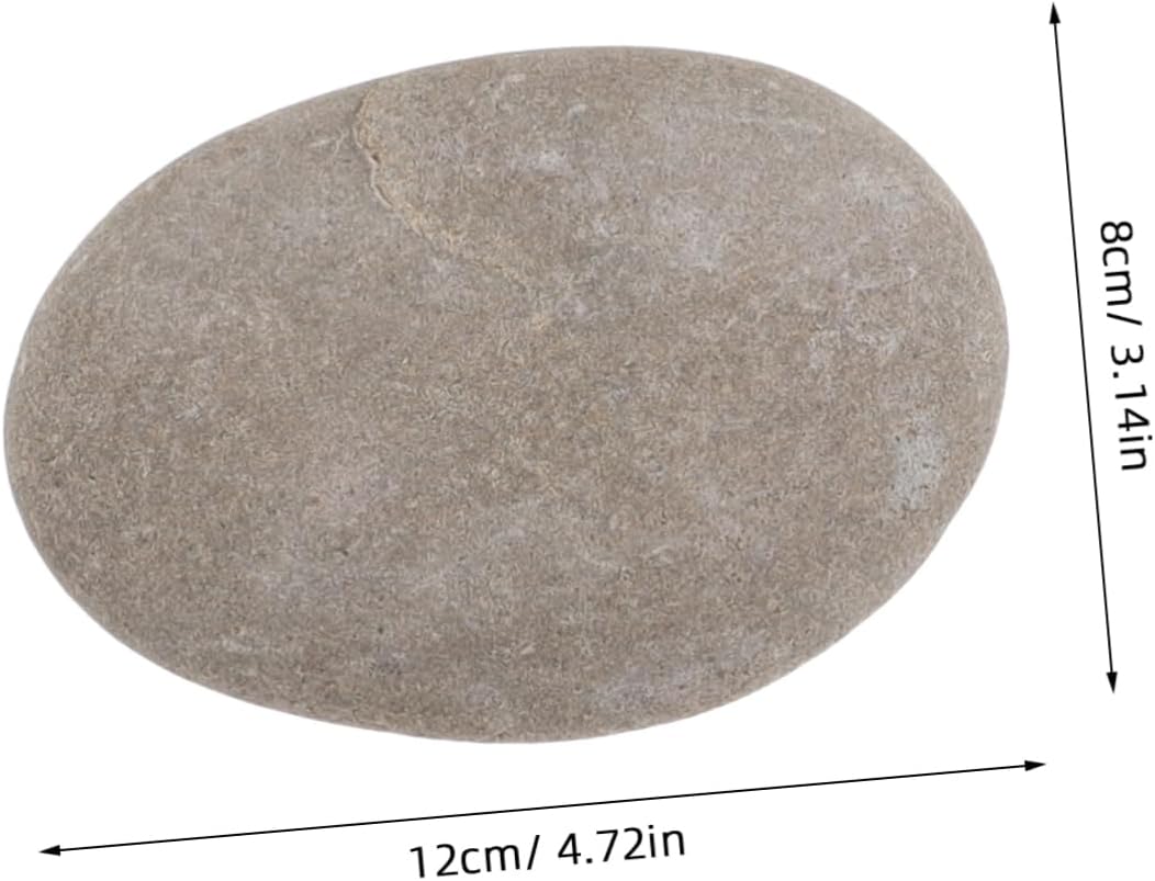 jojofuny 8pcs DIY Painting Stones for Smooth Flat Rocks for Creative Arts Crafts for Outdoor Decorations Gifting and Family Bonding Activities