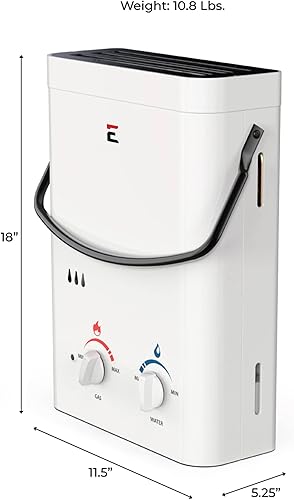 Miniatura 2 de Eccotemp L5 - Calentador de agua portátil sin tanque de 1.5 GPM, paquete de 4