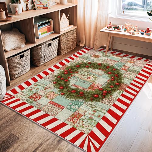 Tapis de sol Noël anti-glisse pour sécuriser et décorer vos pièces - 4