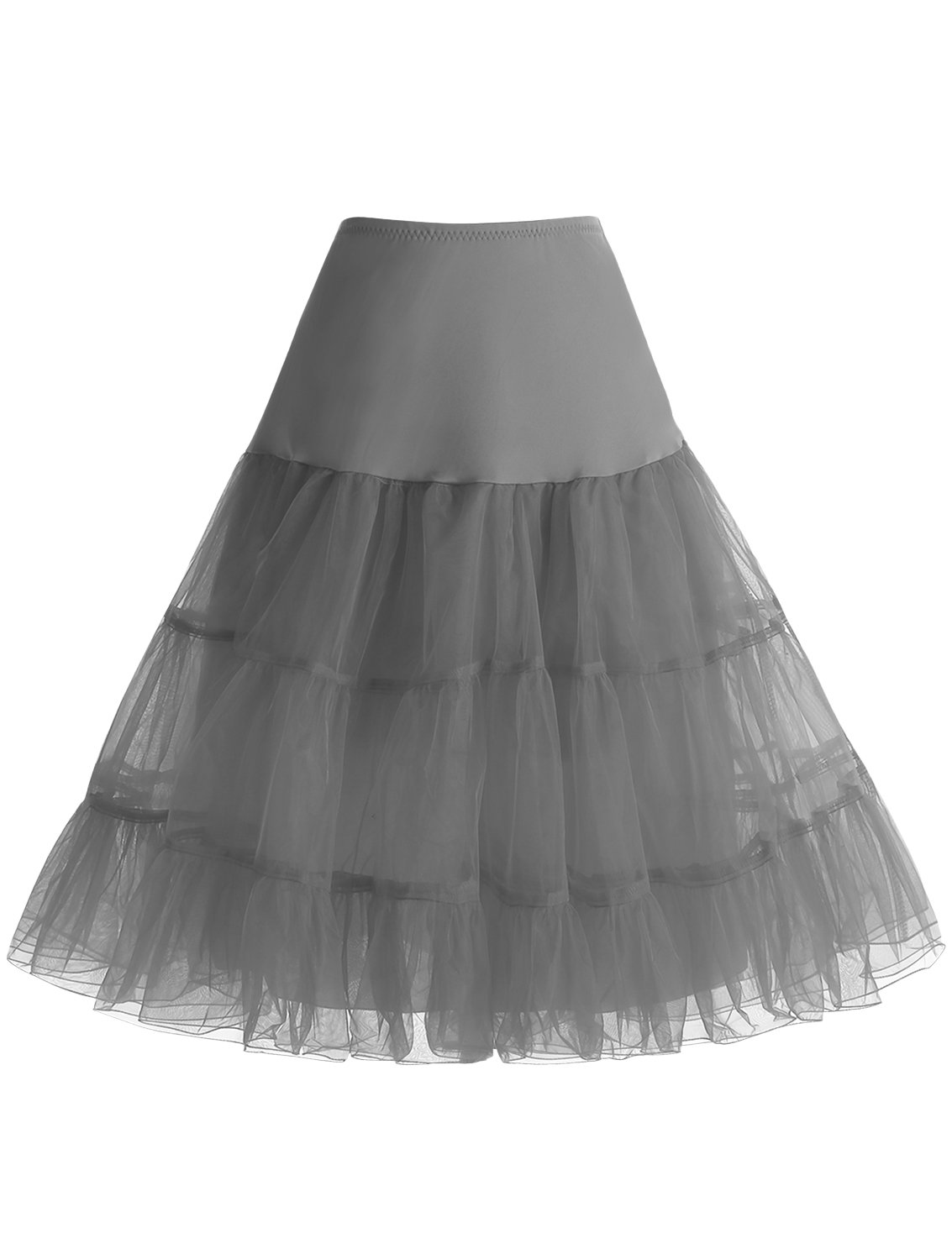 BbonlinedressWomen's 50s Petticoat Skirt Vintage Tutu Crinoline Underskirt 25"