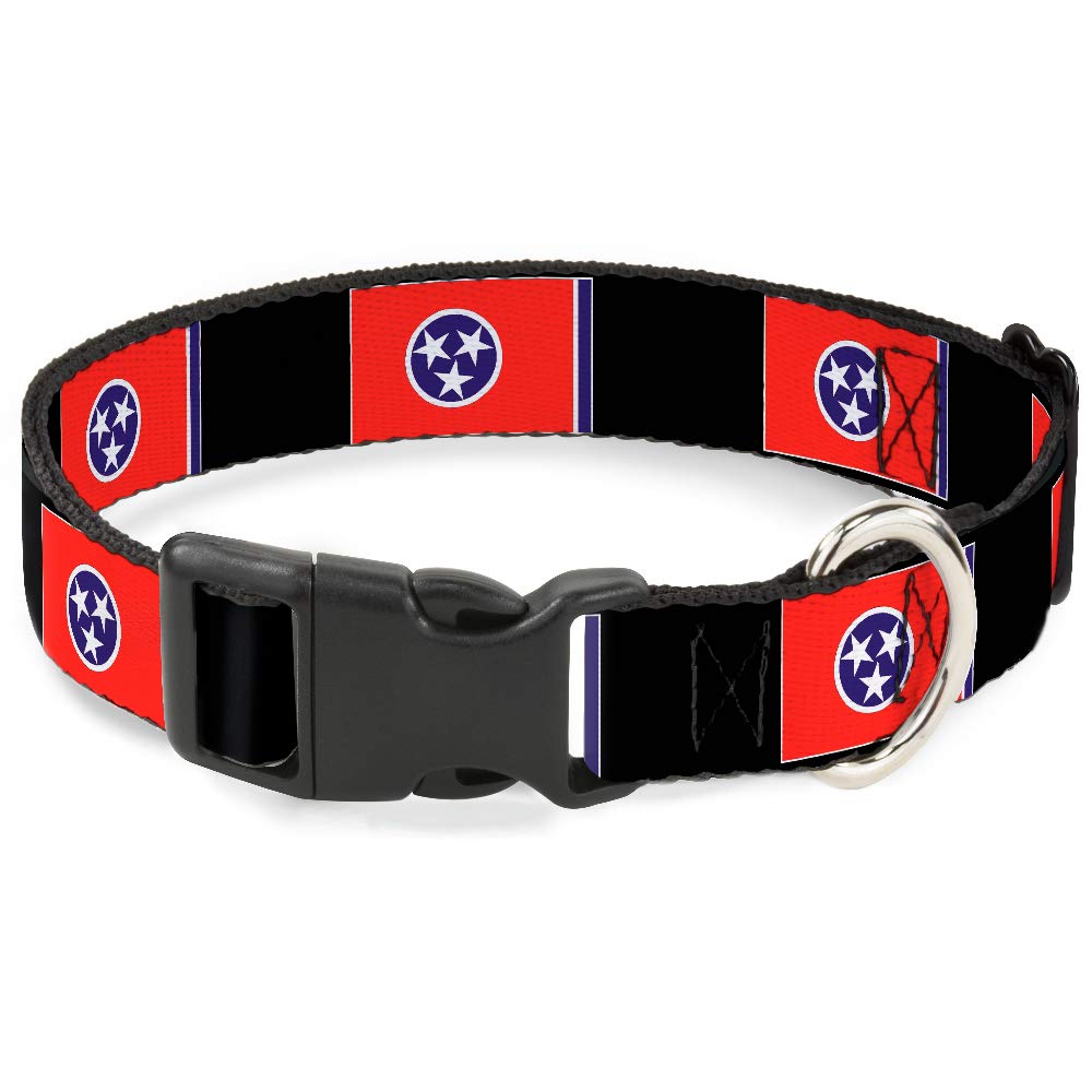 Collier Tennessee Drapeaux pour les promenades en forêt de votre grand chien de 15 à 66 cm