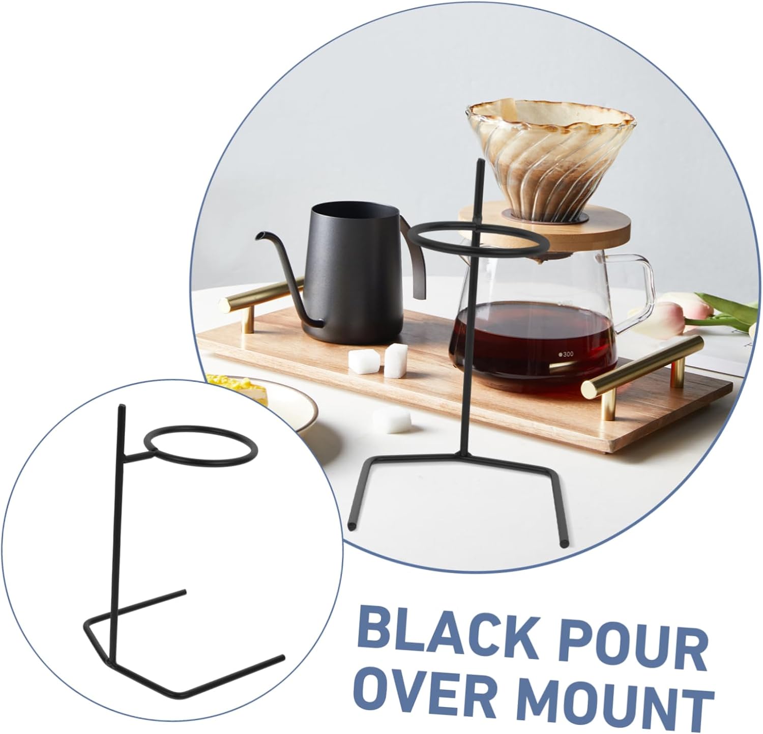 Hand Coffee Maker Supplies Filter Cup Rack Stand Dripper Stands for Home Office
