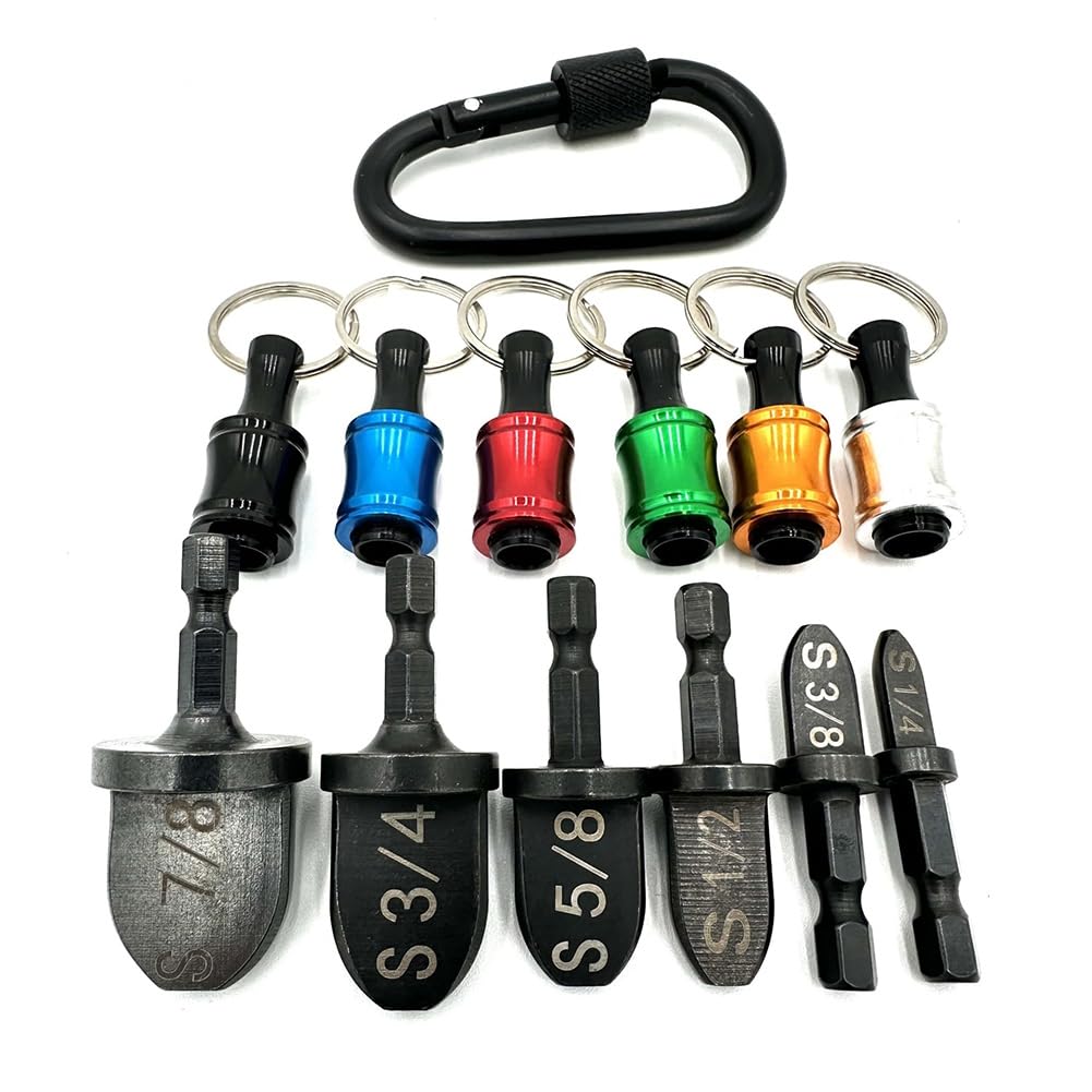 Jeenuuder HVAC Swage Tool Air Conditioning Tool Kit Metal Air Conditioner Copper Tube Expander Swaging Tool Drill Bit Copper Pipe Swage