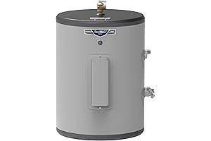 GE Appliances 18 Gallon Versatile Plug and Play Electric Water Heater with Adjustable Thermostat
