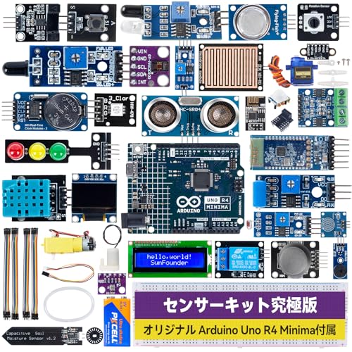 Amazon.co.jp: SunFounder Ultimateセンサーキット（Arduino Uno R4