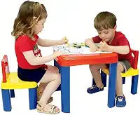Mesa Didática Infantil Com Cadeiras Mesinha Educativa de Atividades para Criança