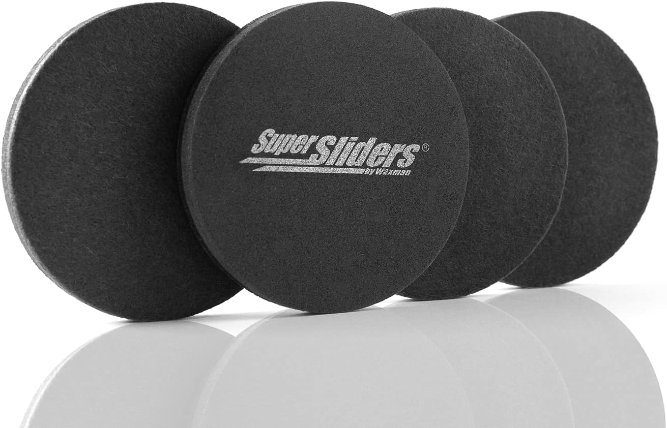 Super Sliders 3 1/2" Round Reusable Furniture for Hard Surfaces