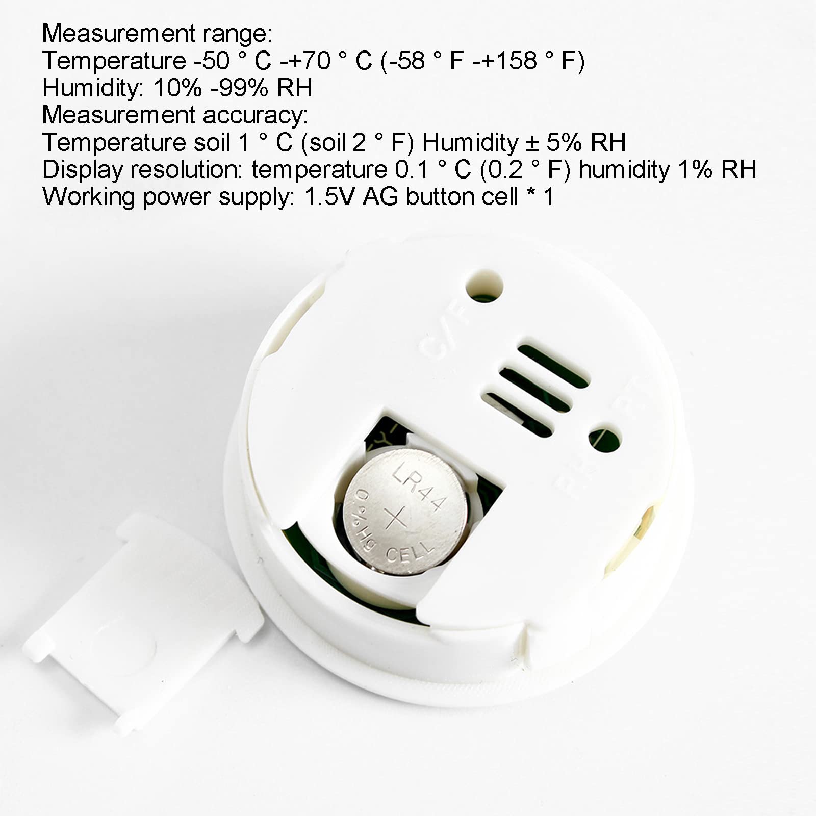 Confezione da 4 Termoigrometro per Interni, Misuratore di Temperatura ad Alta Precisione, Misuratore di Temperatura e Umidità, per Camera da Letto, Asilo Nido, Soggiorno, Giardino
