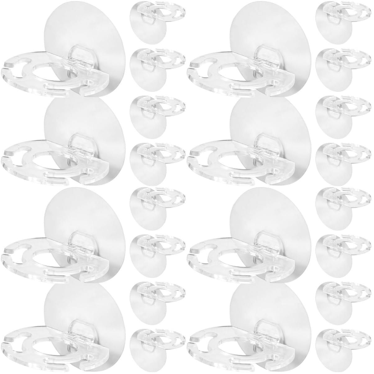 Ciieeo 4 Juegos De Soportes para Cepillos De Y Pasta De De Pared Fáciles De Instalar Material Resistente 6 Unidades X 4