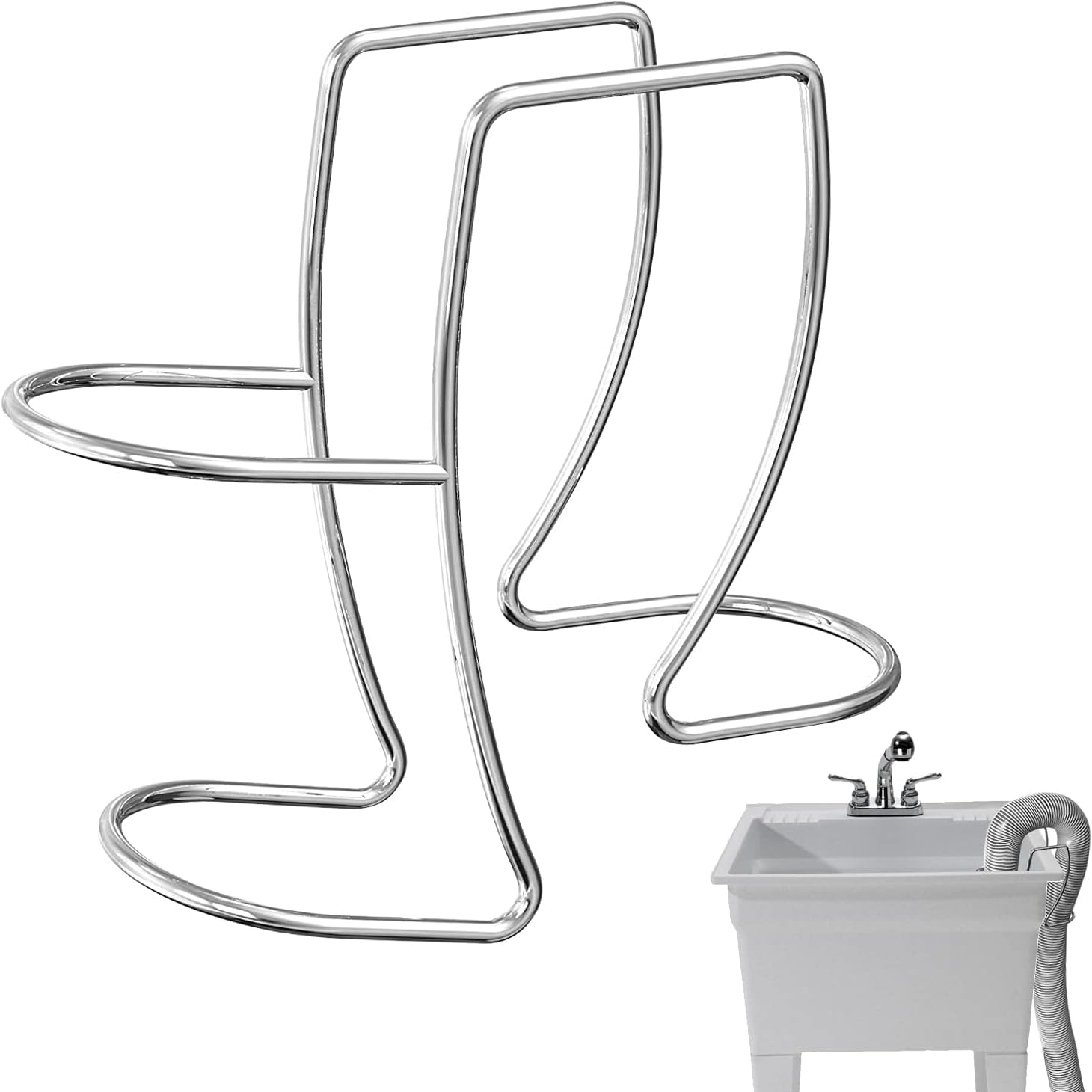 Washing Machine Drain Hose Holder, Adjustable Shape Washing