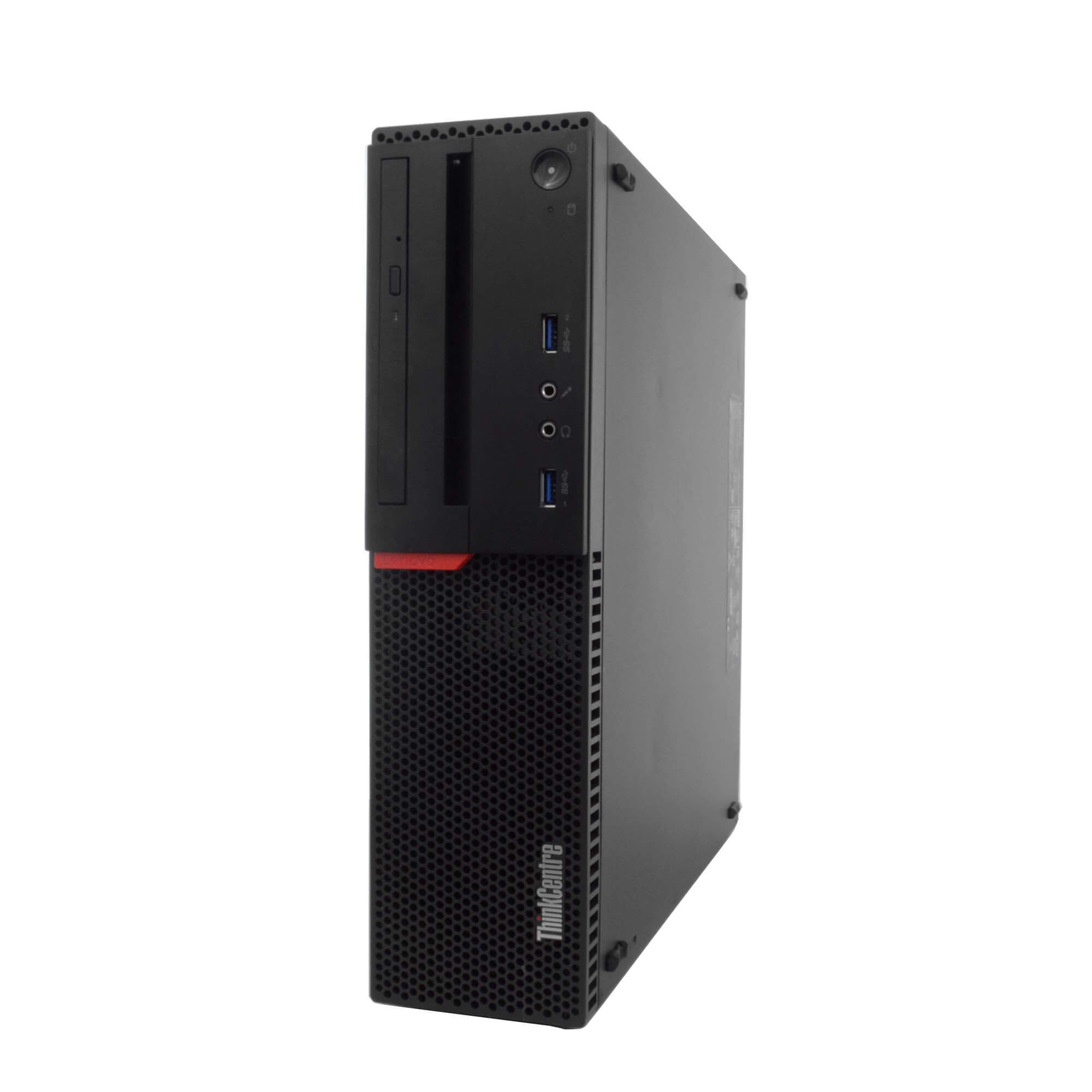 Lenovo M900 Small Form PC Desktop Computer - Intel i5-6500 3.20GHz, 16GB RAM, 2TB HDD, Windows 10 Pro, New 23.6 FHD Monitor, Wireless Keyboard & Mouse, New 16GB Flash Drive, Wi-Fi (Renewed)