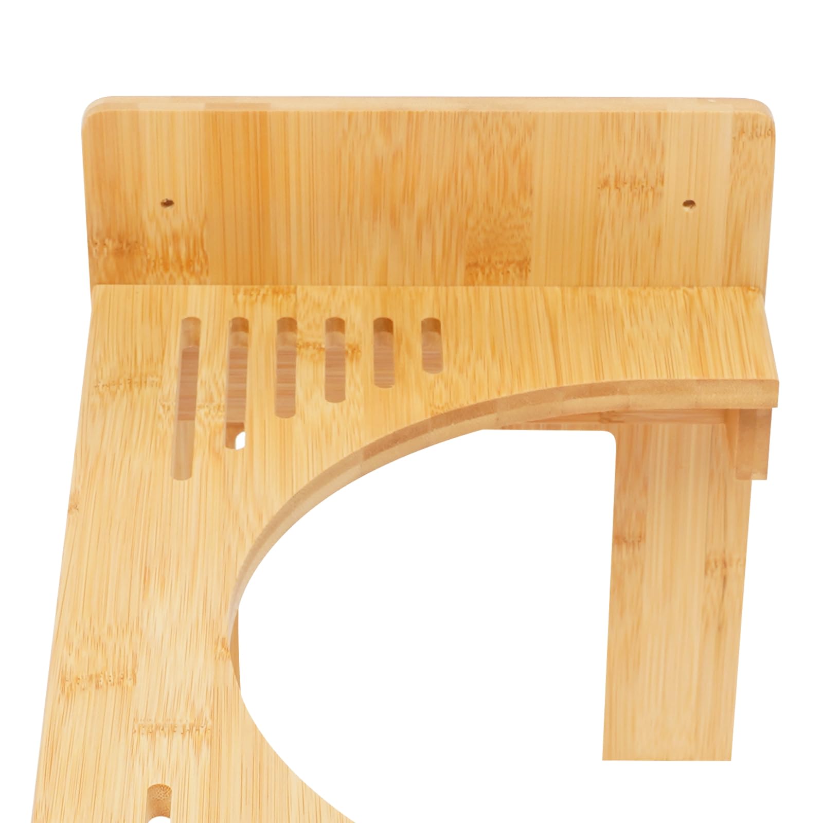Sgabello ergonomico in bambù per disturbi gastrointestinali – Altezza regolabile per adulti, anziani e bambini, antiscivolo, sgabello da bagno per stitichezza ed emorroidi, patio sanitario