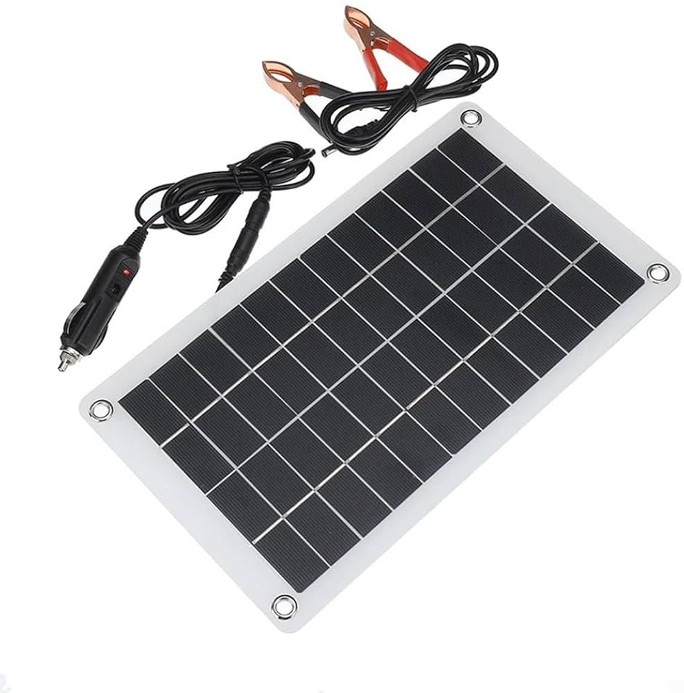 Pannello Solare 30W 12V Monocristallino – Impermeabile, Per Camper, Barca E Casa