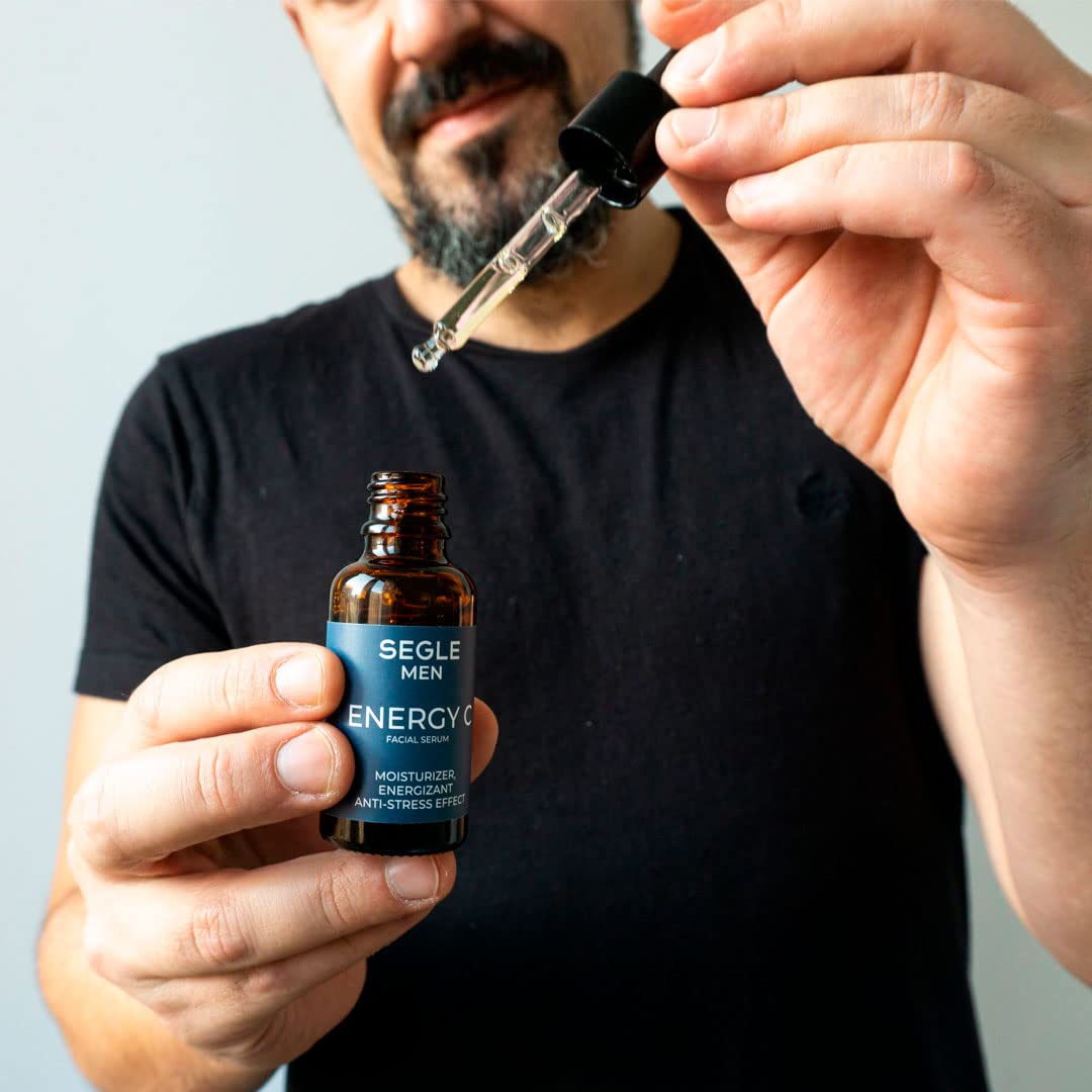 Segle Clinical | Sérum Energy C Hombre | Vitamina C | Antioxidante | Antiestrés | Arrugas menos marcadas | 30 ml