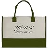 VANESSA ROSELLA Premium Quality Personalized 100% Cotton Canvas Chic Tote Bag