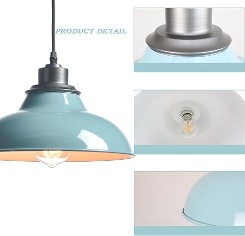 Miniatura 3 de Lámpara colgante moderna para isla de cocina para rincón de pan, bar, comedor, cafetería, azul mar, verde, estilo nórdico